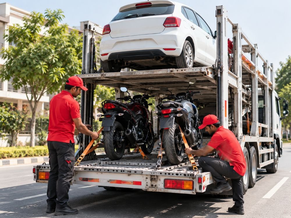 Bike Packing and Transportation Services in Roorkee – bikes secured with straps